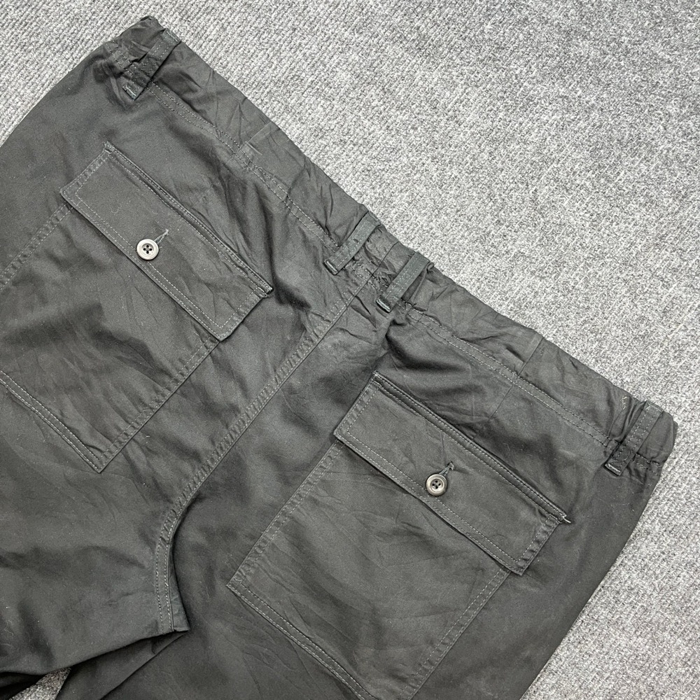 H&M Mens Jogger Pants Black XXL Regular Fit Utility Streetwear Cotton Blend